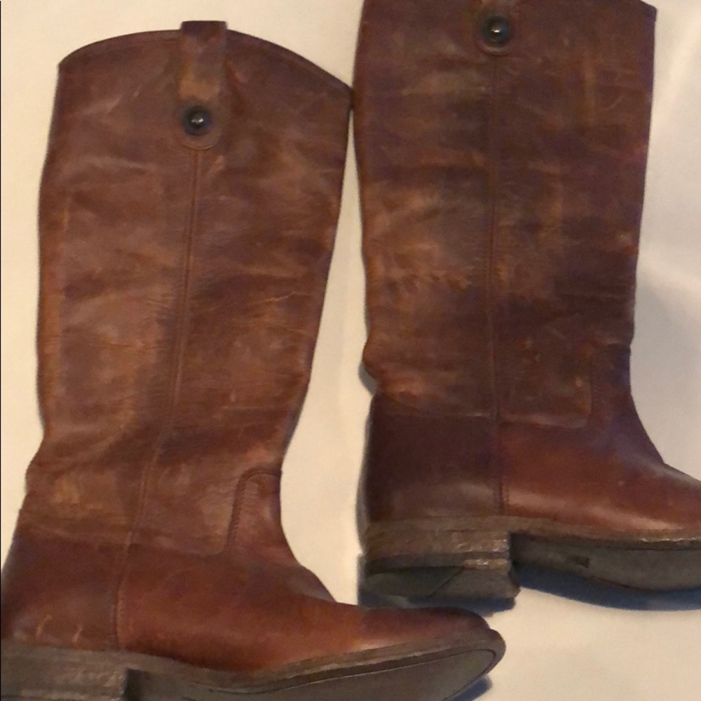 Frye Rugged Leather Pull On Boot- Never Worn